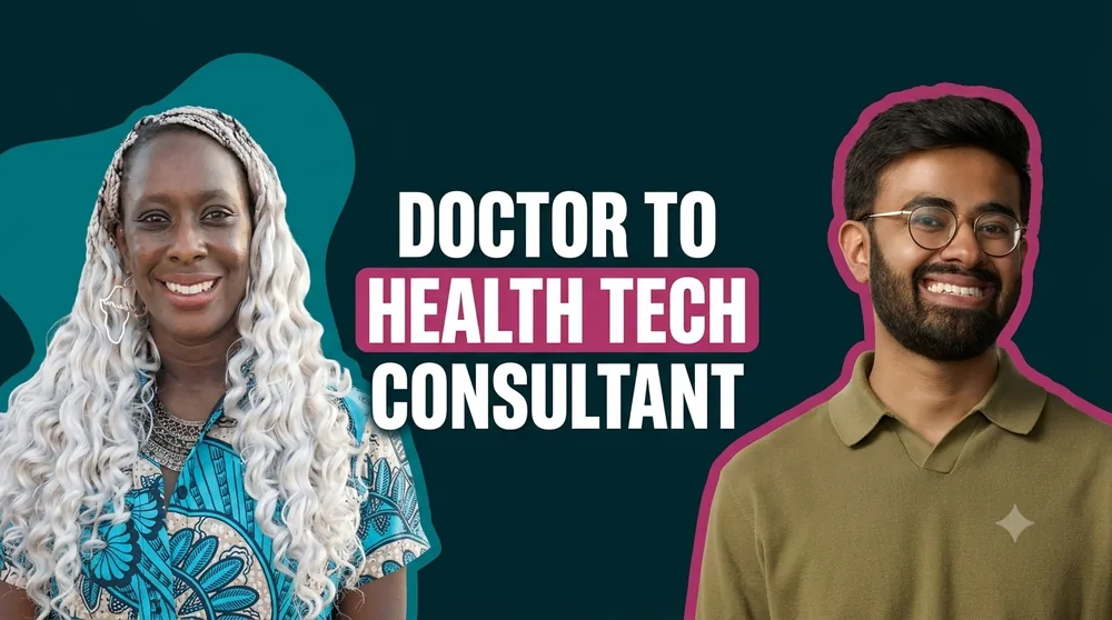 Priyesh case study. Into health tech within four weeks.
